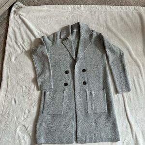 Staccato Textured Gray Knit Fabric